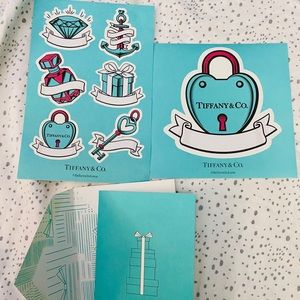 Tiffany & Co. Stickers and Card